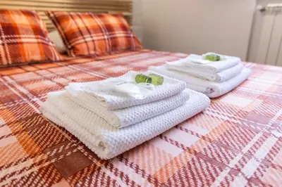Letto o letti in una camera di Lilli's sunshine apartment