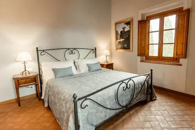 Letto o letti in una camera di Suite Aria at Villa Santa Lucia Nuova