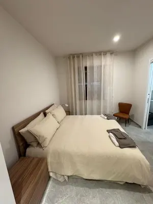 Letto o letti in una camera di Casa Lucia