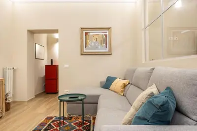 Area soggiorno di Sant'Ambrogio Elegant Apartment
