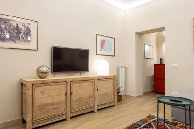 TV o dispositivi per l'intrattenimento presso Sant'Ambrogio Elegant Apartment