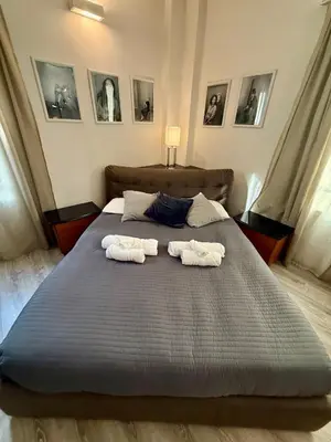 Letto o letti in una camera di Amazing Florence House