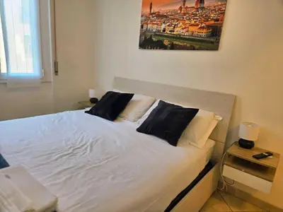 Letto o letti in una camera di Libertà Florence House-Ascensore-Lift-No ZTL