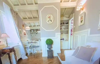 Area soggiorno di Signoria Suite Elegant With View - Daily Refresh Available