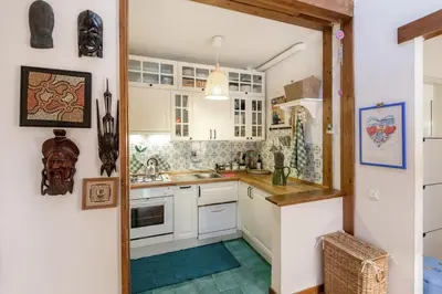 Cucina o angolo cottura di A nest in the heart of Firenze