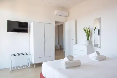 Letto o letti in una camera di Top Floor Apartment with Elevator - Fantastic View