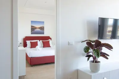 Letto o letti in una camera di Top Floor Apartment with Elevator - Fantastic View