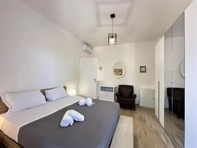 Letto o letti in una camera di Suite Borgo Verde-5 minutes from the station