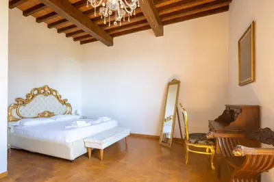 Letto o letti in una camera di Chianti Relais Villa Ghibellina