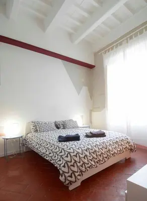 Letto o letti in una camera di Conce Rosse