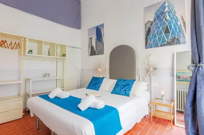 Letto o letti in una camera di Intimo Loft x4, Wi-Fi, 8 min SMN, Offerta Inverno