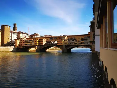 Vista sul fiume nelle vicinanze dell'appartamento