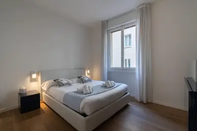 Letto o letti in una camera di Deborah's nest