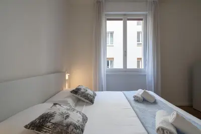 Letto o letti in una camera di Deborah's nest