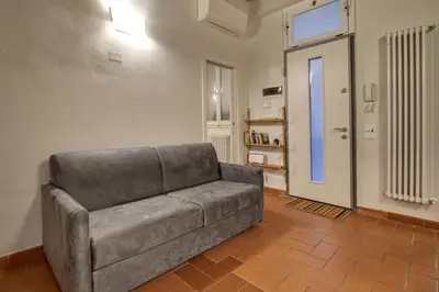 Area soggiorno di Pilastri Apartment Near Santa Croce