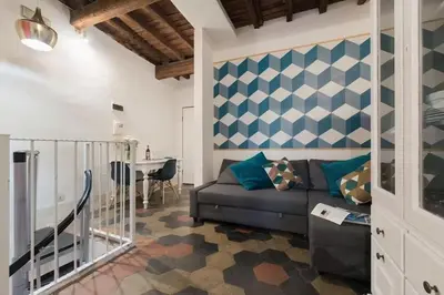 Area soggiorno di Keys of Italy - F2 -1Bedroom Apt by Santa Croce