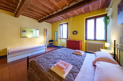 Letto o letti in una camera di il Giglio di San Giovanni