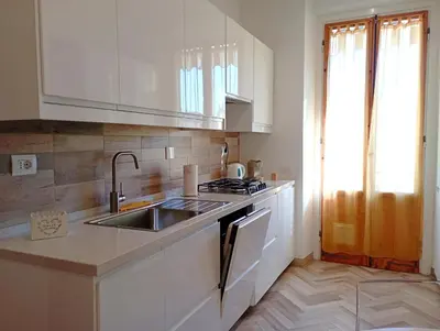 Cucina o angolo cottura di Casa Maki Firenze
