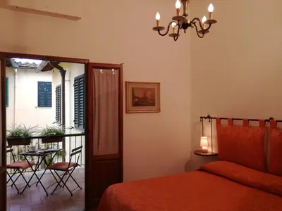 Letto o letti in una camera di Dimora Pieri