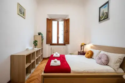 Letto o letti in una camera di Orcagna Apartment