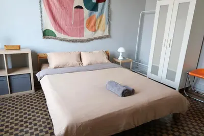Letto o letti in una camera di Cozy Esthers Room S with Balcony