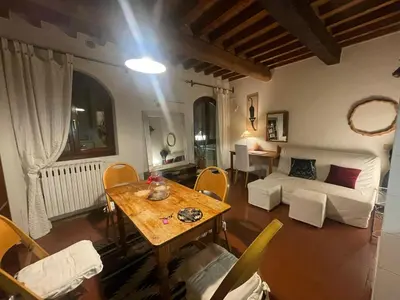 Area soggiorno di Casa Orisogi centro Storico Piazza Santa Croce