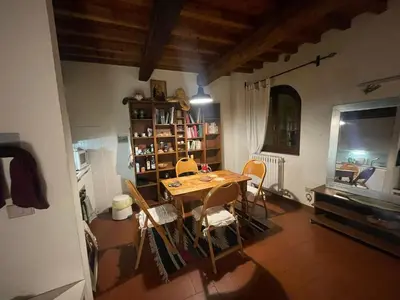 Area soggiorno di Casa Orisogi centro Storico Piazza Santa Croce