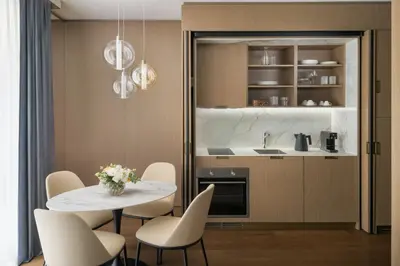 Cucina o angolo cottura di Teatro Luxury Apartments Firenze - Starhotels Collezione