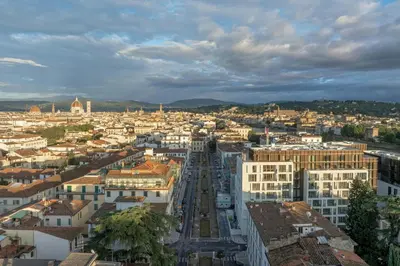 Vista generica su Firenze o vista sulla città dall'interno dell'aparthotel