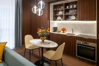 Cucina o angolo cottura di Teatro Luxury Apartments Firenze - Starhotels Collezione