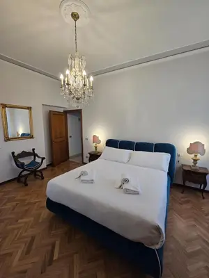 Letto o letti in una camera di La Casa di Lia