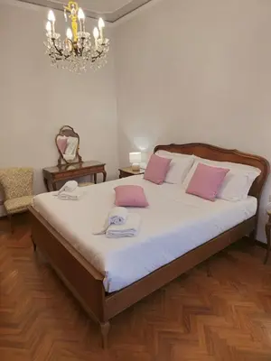 Letto o letti in una camera di La Casa di Lia