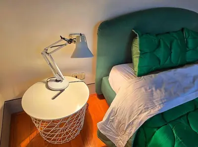 Letto o letti in una camera di Apartment in the center of Florence with a view