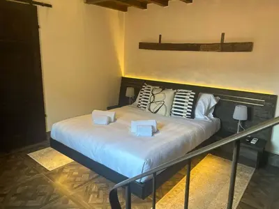 Letto o letti in una camera di Basilica View, City Center, Spectacular Suite