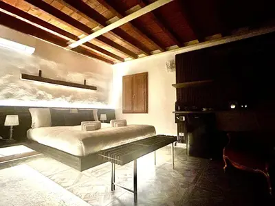 Letto o letti in una camera di Opus Firenze Boutique B&B Tosca Suite -City Center