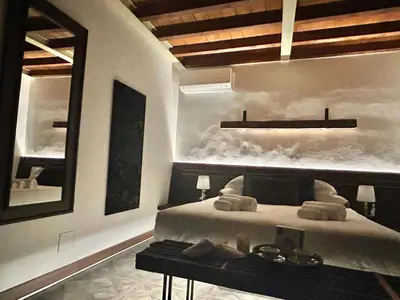 Letto o letti in una camera di Opus Firenze Boutique B&B Tosca Suite -City Center