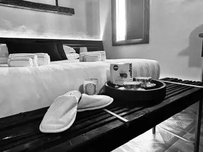 Letto o letti in una camera di Opus Firenze Boutique B&B Tosca Suite -City Center