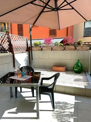 Balcone o terrazza di Riverside Happy Lodge