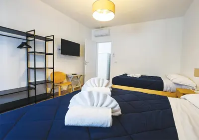 Letto o letti in una camera di Casa di Claudio-Near City Center
