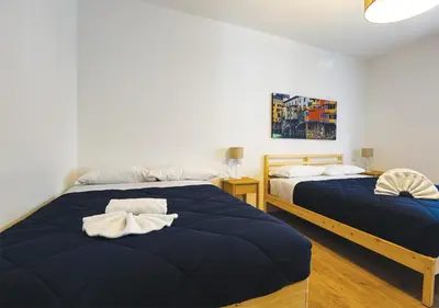 Letto o letti in una camera di Casa di Claudio-Near City Center
