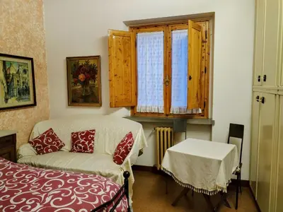 Letto o letti in una camera di Casal de' nonni