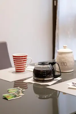 Set per la preparazione di tè e caffè presso Casa di Lollo