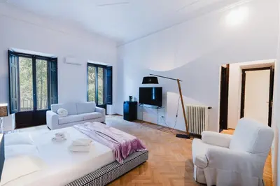 Letto o letti in una camera di Residenza la Scala