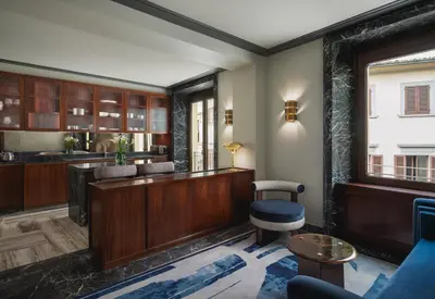 Area soggiorno di Palazzo Ottaviani - Luxury Apartments