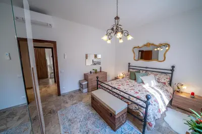 Letto o letti in una camera di Da Luigi Pio