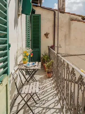 Balcone o terrazza di Nugolo atelier - Light & charm in Oltrarno
