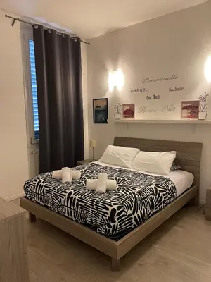 Letto o letti in una camera di Meri Apartment