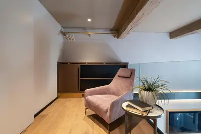 Area soggiorno di Arts & Crafts Luxury Suites