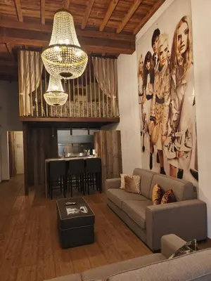 Area soggiorno di Signoria private suite
