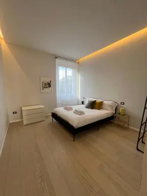 Letto o letti in una camera di Modern Florence